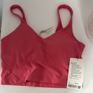 Lululemon Athletica Pink Crop Top